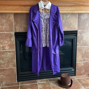Men’s Willy Wonka Costume Halloween Cosplay